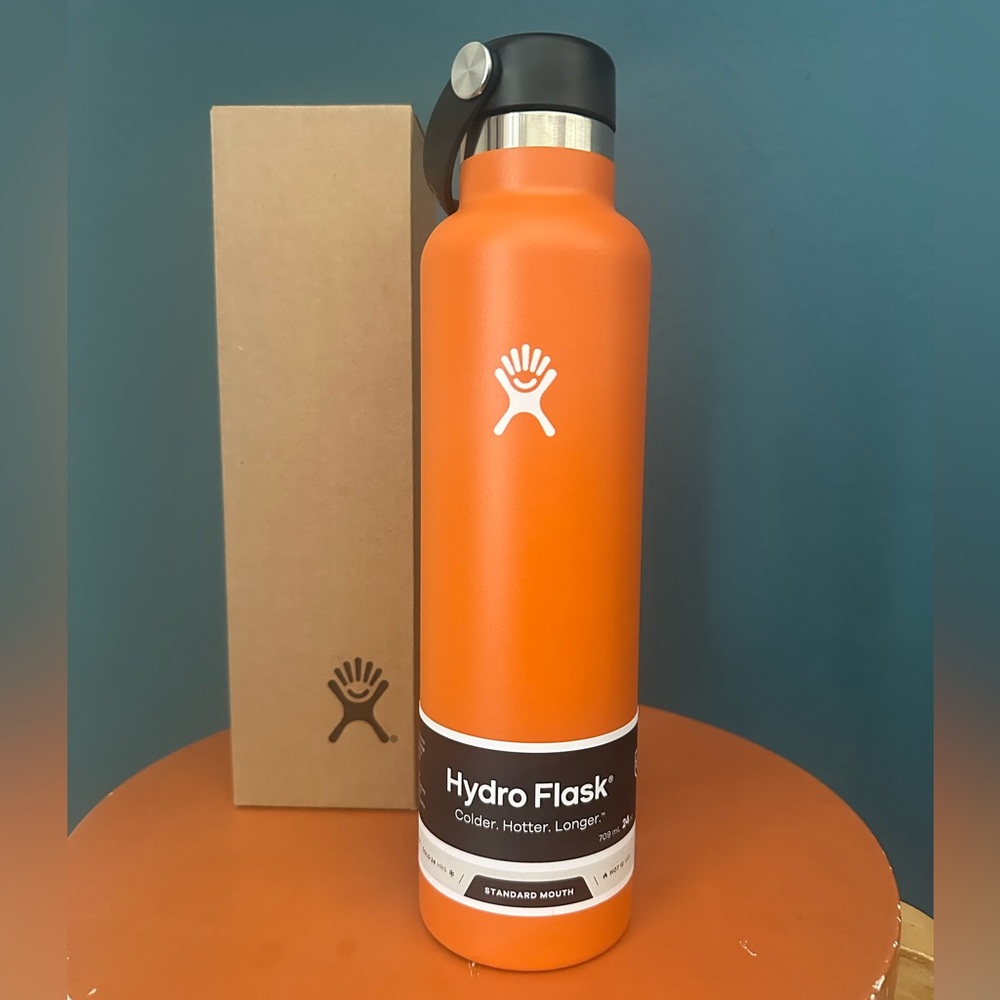 New 24oz orange hydroflask